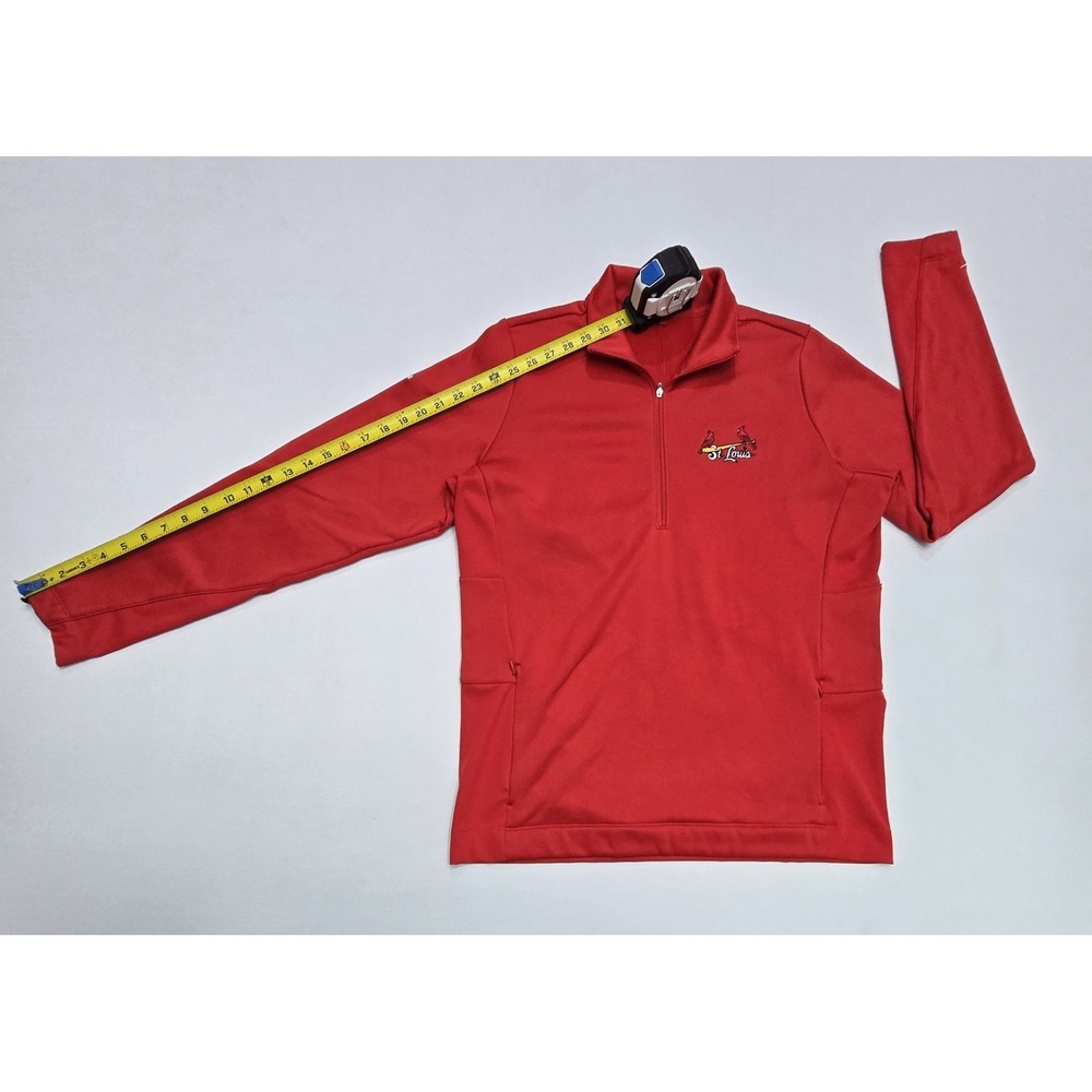 Nike Golf St Louis Cardinals Red Therma-FIT Quarter Zip Pullover Mens XL - Picture 12 of 16